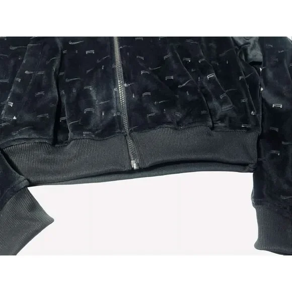 Nike Air Velour Zip Cropped Jacket - Picture 6 of 9